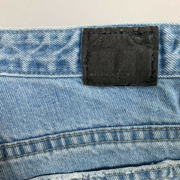 Vintage Silvertab Levis Flare 11M Mid-rise Boyfriend Light Wash Plain Pockets - Picture 8 of 12